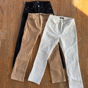 BLACK - Vineyard Vines Women's Corduroy Kick-Flare Pants